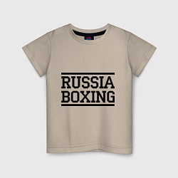 Детская футболка Russia boxing