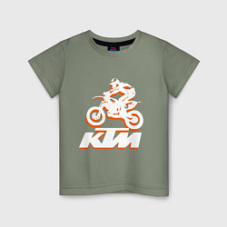 Детская футболка KTM белый