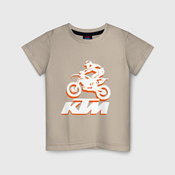 Детская футболка KTM белый