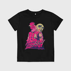 Футболка хлопковая детская Hooking Over People?, цвет: черный