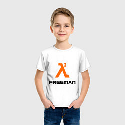 Футболка хлопковая детская HL3: Freeman, цвет: белый — фото 2