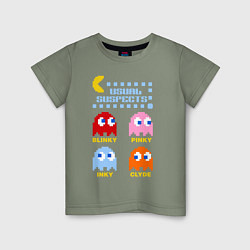 Детская футболка Pac-Man: Usual Suspects