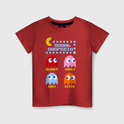 Детская футболка Pac-Man: Usual Suspects