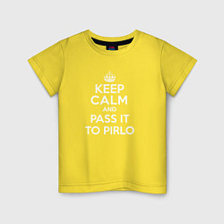 Детская футболка Keep Calm & Pass It To Pirlo