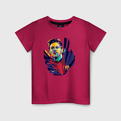 Детская футболка Messi Art