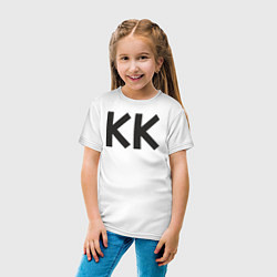 Футболка хлопковая детская KK: Kamp krusty, цвет: белый — фото 2