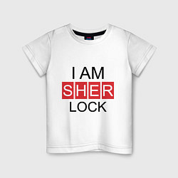 Детская футболка I am Sherlock