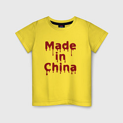 Детская футболка Made In China