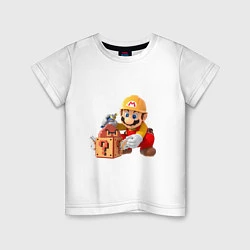 Детская футболка Super Mario: Builder