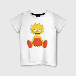 Детская футболка Lisa Simpson happy