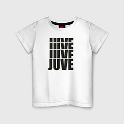 Футболка хлопковая детская FC Juventus: Torino цвета белый — фото 1