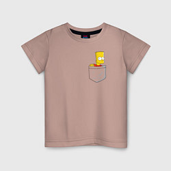 Детская футболка Карманный Барт