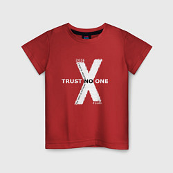 Детская футболка Trust no one