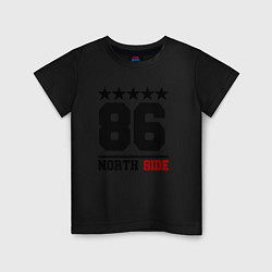 Детская футболка 86 north side