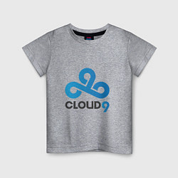 Футболка хлопковая детская Cloud9, цвет: меланж