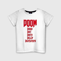 Детская футболка DOOM: Idspispopd