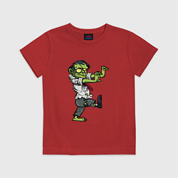 Футболка хлопковая детская Zombie, цвет: красный