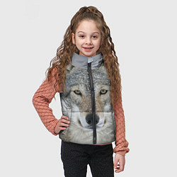 Детский жилет Милый волк, цвет: 3D-черный — фото 2
