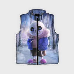 Детский жилет Winter forest & Sans, цвет: 3D-светло-серый