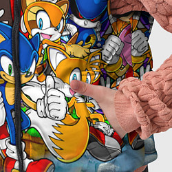 Детский жилет Sonic Stories, цвет: 3D-красный — фото 2