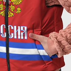 Детский жилет Хоккей: Россия, цвет: 3D-светло-серый — фото 2