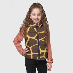 Детский жилет Окрас жирафа, цвет: 3D-черный — фото 2