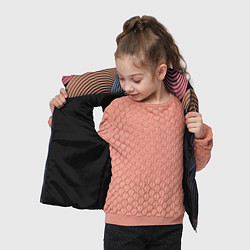 Детский жилет Абстрактный узор, цвет: 3D-черный — фото 2