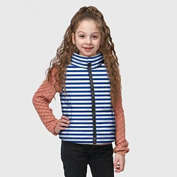 Детский жилет Тельняшка ВМФ, цвет: 3D-светло-серый — фото 2