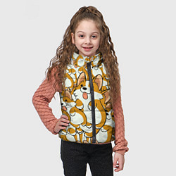 Детский жилет Корги, цвет: 3D-черный — фото 2