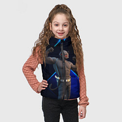 Детский жилет Fortnite Meowscles Shadow, цвет: 3D-черный — фото 2