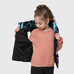 Детский жилет Brawl stars leon bibi, цвет: 3D-черный — фото 2