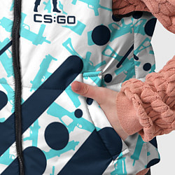 Детский жилет CS GO КС ГО, цвет: 3D-светло-серый — фото 2