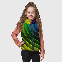 Детский жилет Color 2058, цвет: 3D-светло-серый — фото 2