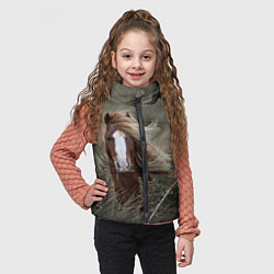Детский жилет Конь, цвет: 3D-красный — фото 2