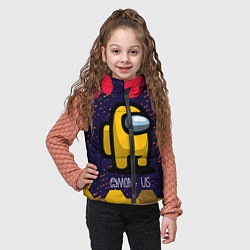 Детский жилет AMONG US АМОНГ АС, цвет: 3D-светло-серый — фото 2