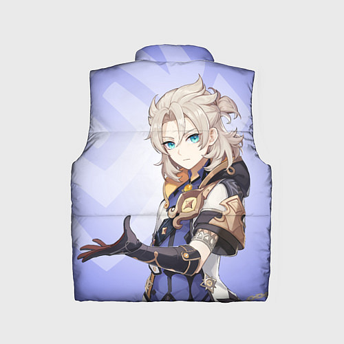 Детский жилет GENSHIN IMPACT, АЛЬБЕДО / 3D-Красный – фото 2