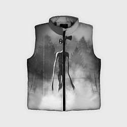 Детский жилет Сиреноголовый в Лесу, цвет: 3D-черный