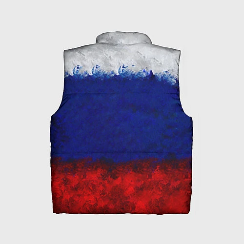 Детский жилет Россия Russia Герб / 3D-Красный – фото 2