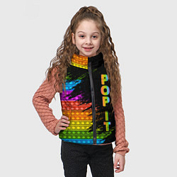 Детский жилет ИГРУШКА POP it ПОП-ИТ, цвет: 3D-светло-серый — фото 2