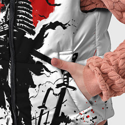 Детский жилет GHOST OF TSUSHIMA ПРИЗРАК ЦУСИМЫ КРАСНОЕ СОЛНЦЕ, цвет: 3D-черный — фото 2