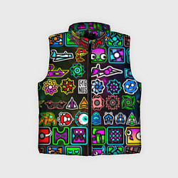 Детский жилет Geometry Dash: Heroes, цвет: 3D-светло-серый