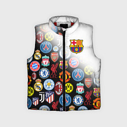 Детский жилет FC BARCELONA LOGOBOMBING, цвет: 3D-красный