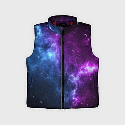 Детский жилет NEON GALAXY НЕОНОВЫЙ КОСМОС, цвет: 3D-красный