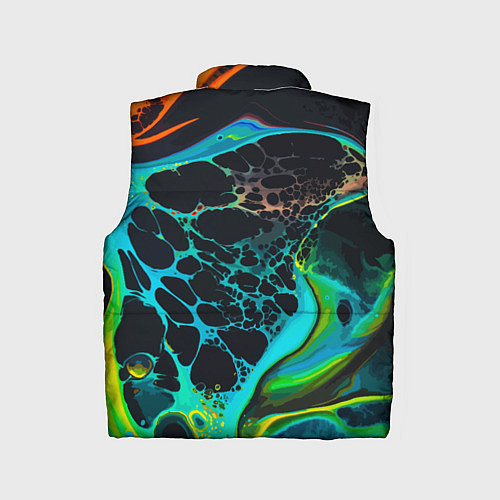 Детский жилет Огни большого города / 3D-Светло-серый – фото 2