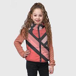 Детский жилет ПОЛОСКИ ЛИНИИ, цвет: 3D-светло-серый — фото 2