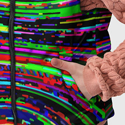 Детский жилет Абстракция Неон Авангард, цвет: 3D-светло-серый — фото 2