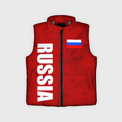 Детский жилет RUSSIA - RED EDITION - SPORTWEAR, цвет: 3D-светло-серый