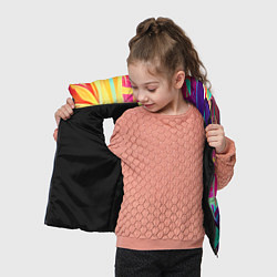 Детский жилет Хиппи вайб, цвет: 3D-черный — фото 2