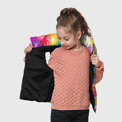 Детский жилет Радужный рисунок, цвет: 3D-черный — фото 2