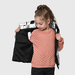 Детский жилет Hunter x Hunter pattern, цвет: 3D-черный — фото 2
